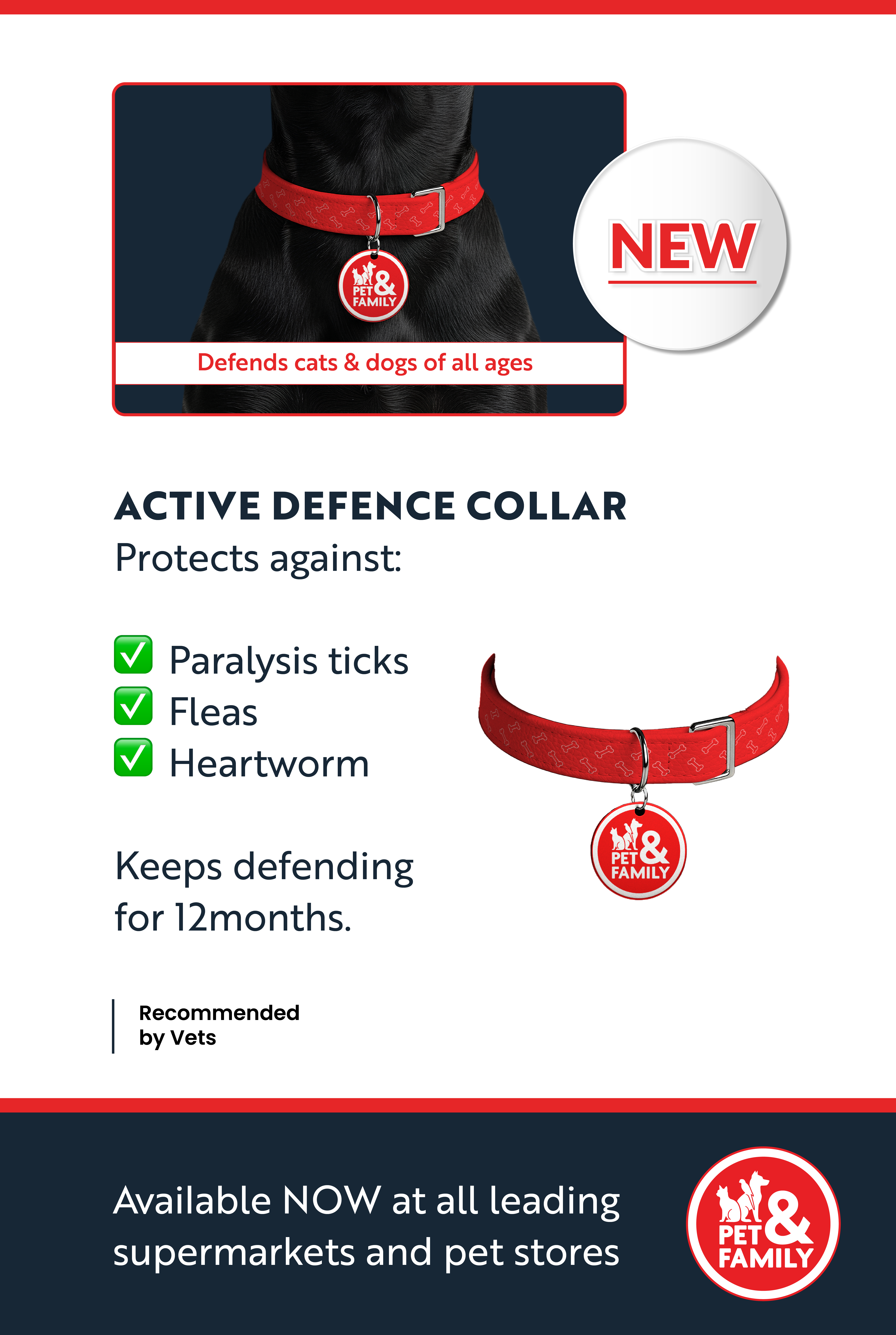 Pet & Family campaign advertisement by Graphic Designer Melissa Sherley