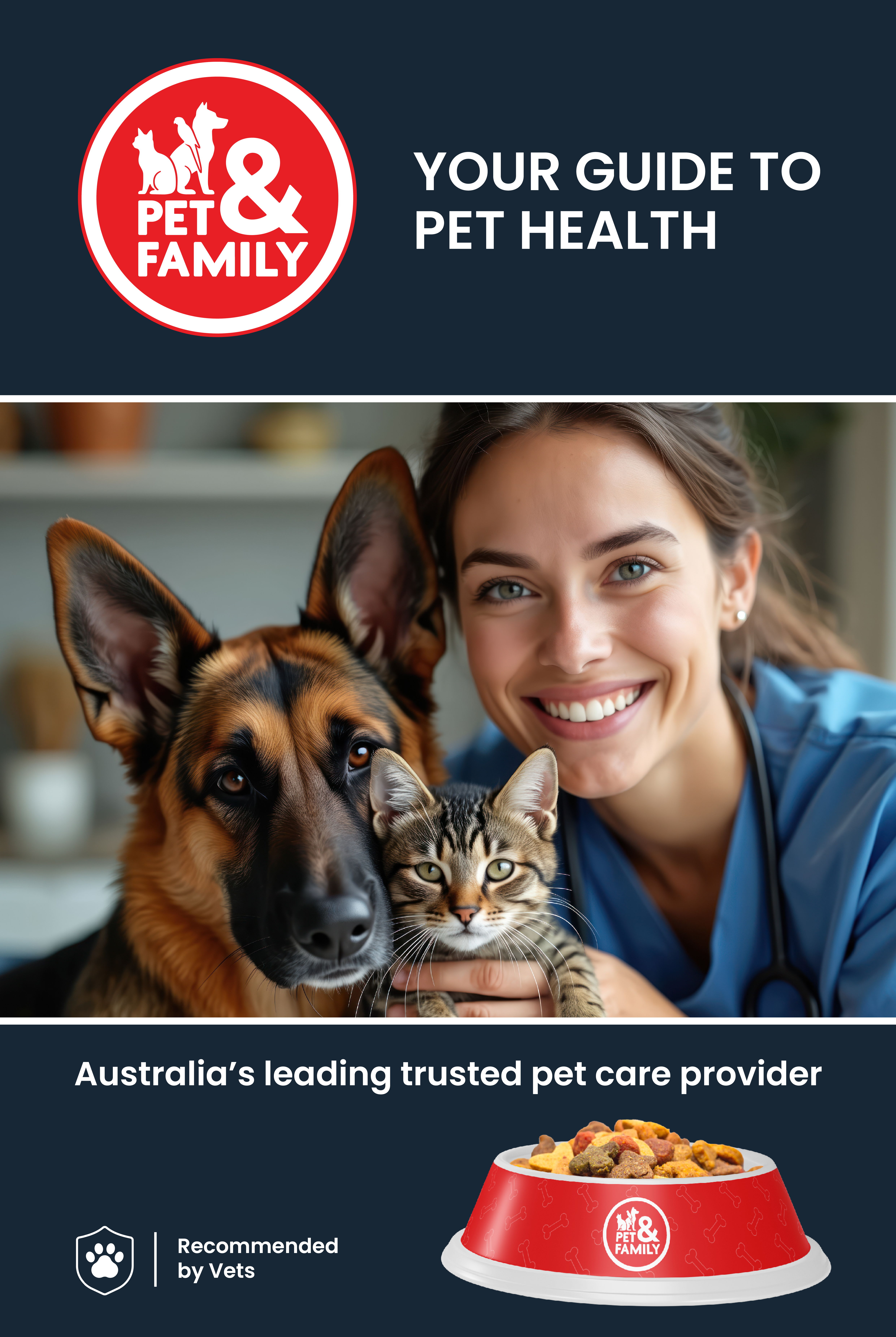 Pet & Family campaign advertisement by Graphic Designer Melissa Sherley