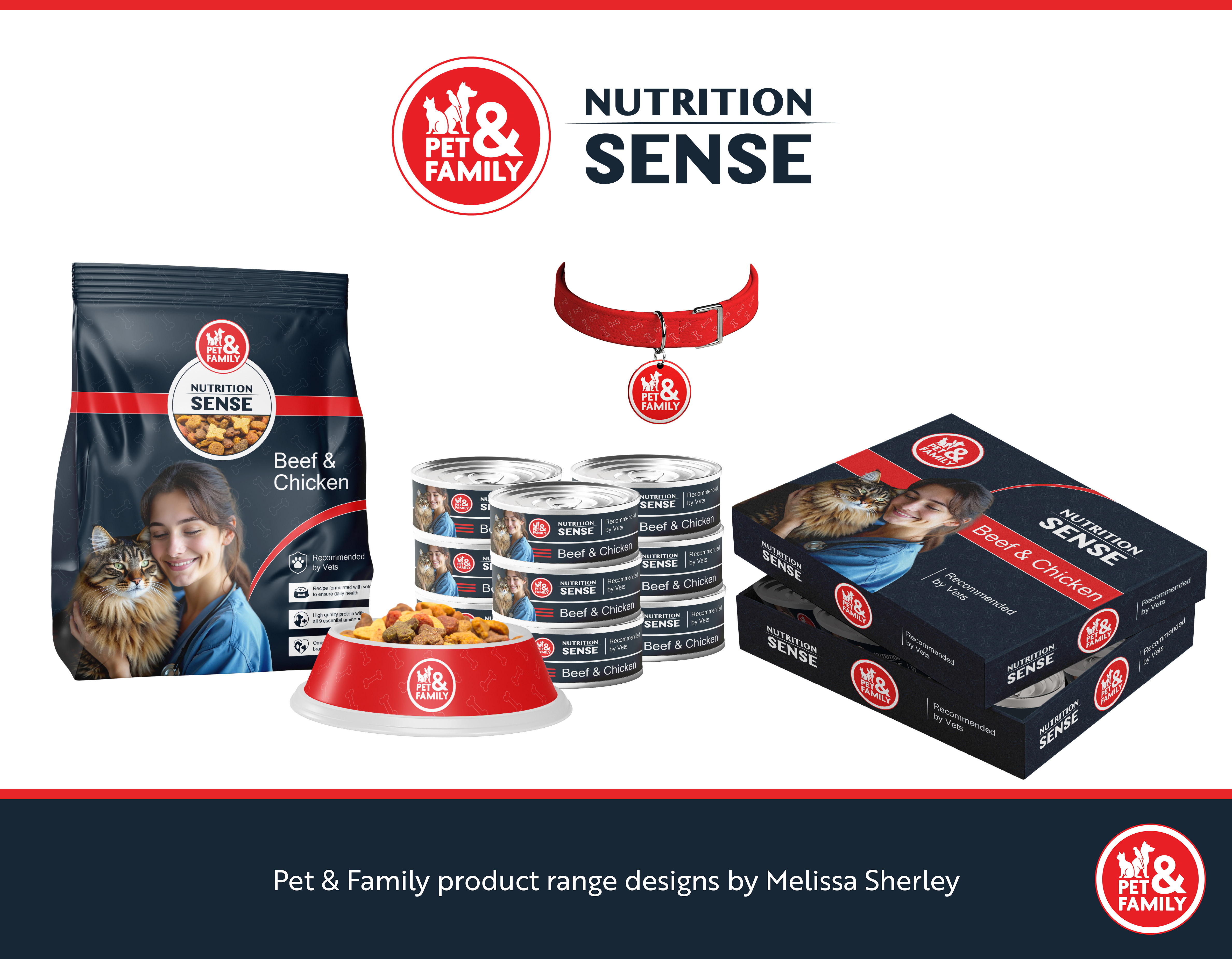 Pet & Family packaging designs by Graphic Designer Melissa Sherley