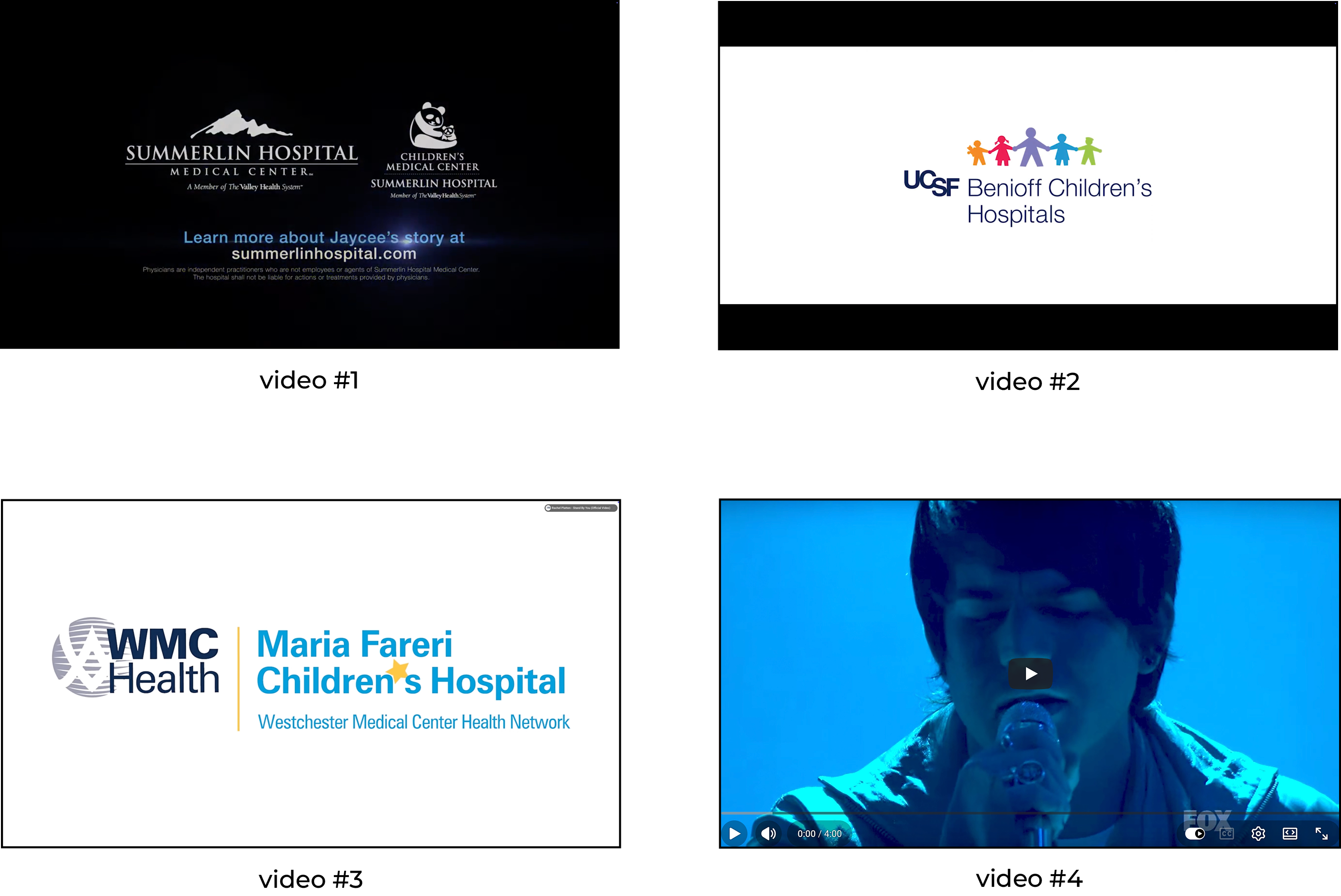 MY Youtube video selections for the World Cancer Day #UnitedByUnique video compilation by Melissa Sherley